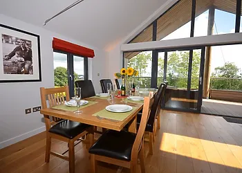 Dining area leading out to the balcony