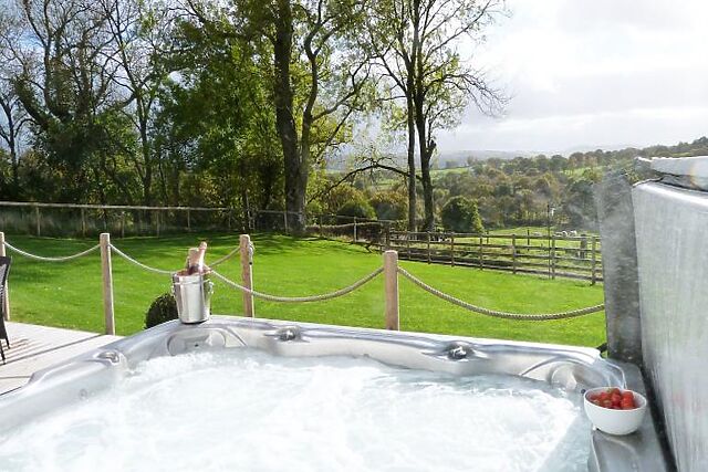 3-Bedroom Hot Tub Cottage in Nantmel
