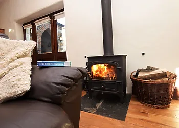 Warming woodburner for those cooler evenings