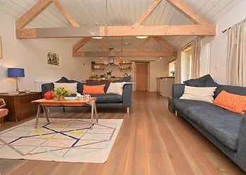 Step into the stylish open plan lounge/kitchen/diner