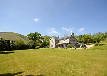 View towards the property from the spacious grounds