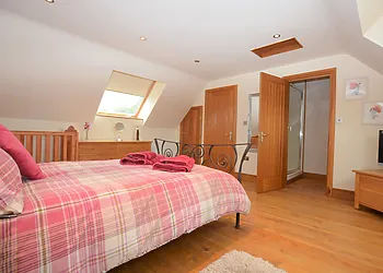 Master bedroom with en-suite shower room