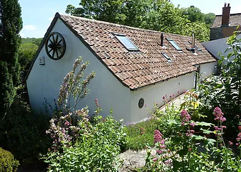 View towards the barn