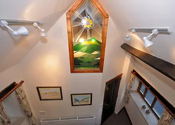 View from galleried area