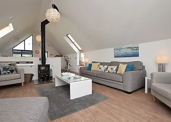 Beautiful open-plan lounge area