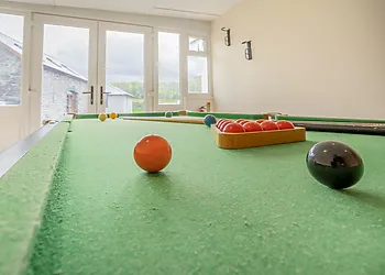 The games room for those rainy days