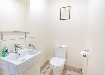 Ground floor WC adjacent to the bedroom