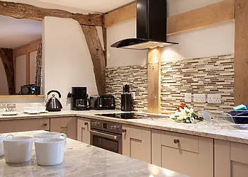 The kitchen is well equipped to allow the best of chefs to create delicious meals