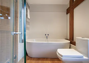 Modern family bathroom