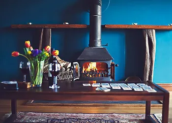 Relax in front of the woodburner