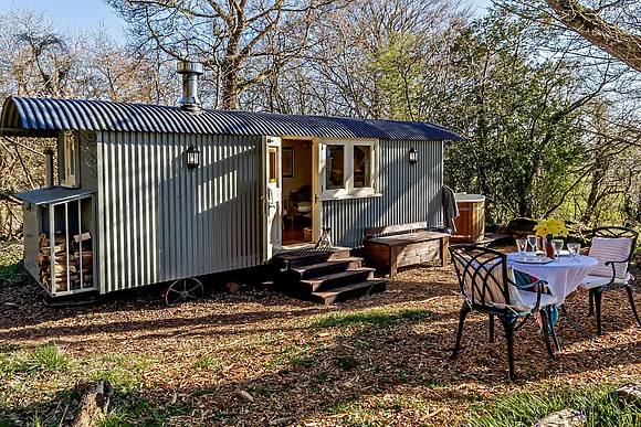 View Of The Valley Hut