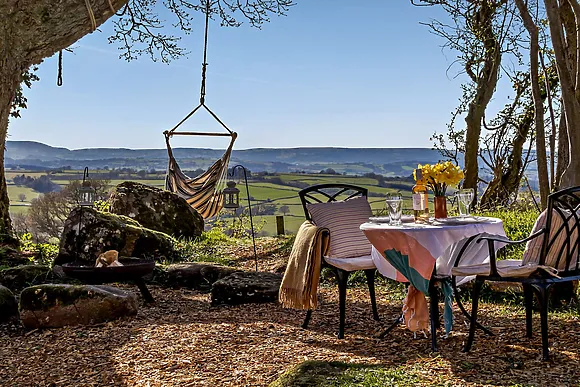 View Of The Valley Hut