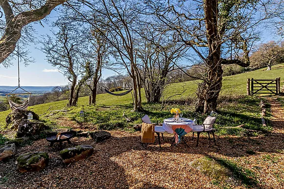 View Of The Valley Hut