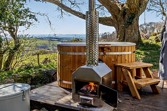 View Of The Valley Hut