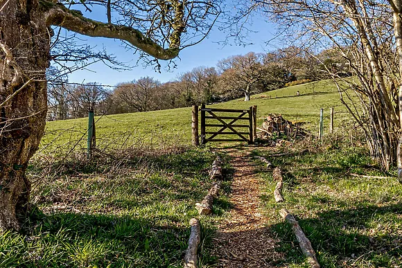 View Of The Valley Hut