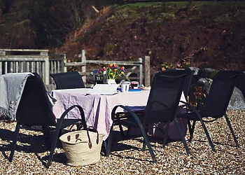 Enjoy alfresco dining with family and friends