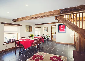 Dining room with sofa bed