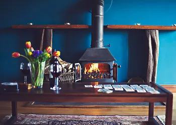 Relax in front of the woodburner