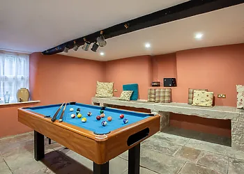 Those with a competitive streak will like the pool table