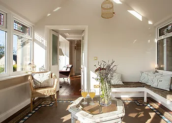 Take time out to sit in the conservatory  