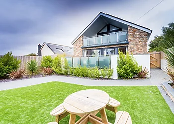 Rear view of the property (ground floor) and garden