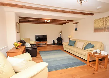 Roomy and comfortable lounge area