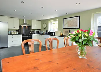 Dining area with seating for 10 guests