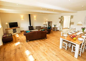 Open-plan living area