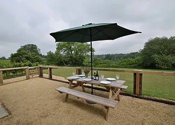Enjoy alfresco dining with a view 