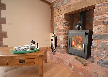 Warm and welcoming wood burner