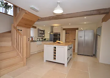 Spacious kitchen area