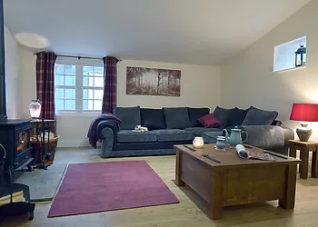 A warm and cosy lounge to relax in after a busy day