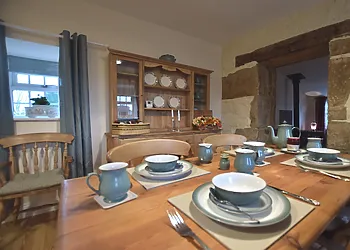 Farmhouse breakfast in the welcoming kitchen packed with features