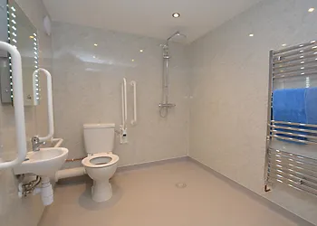 Wet room on the ground floor