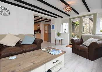 Light and airy lounge area