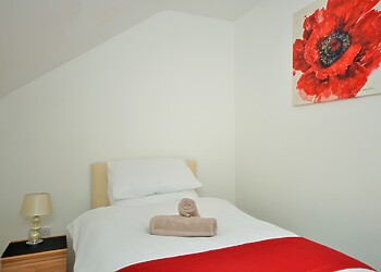 Single bedroom with a sunny aspect 