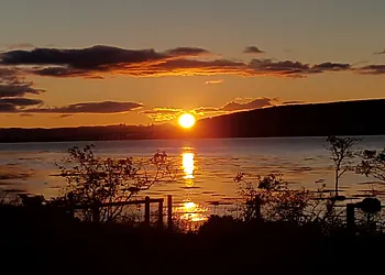 Enjoy stunning sunsets from the property