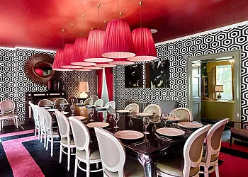 Elegant dining room that seats 20