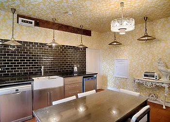 Sleek yet stylish kitchen