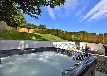 Relax in the hot tub