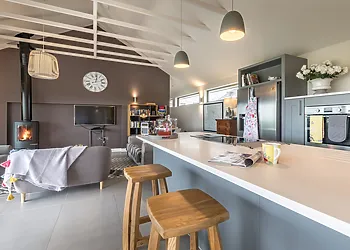 A wonderful open-plan space with a modern twist