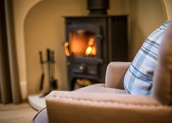 A warming woodburner to keep the chill at bay