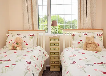 Twin bedroom to the front of the property