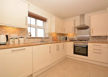 Bright and airy kitchen area