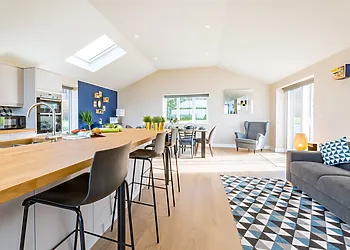 Bright and airy feel throughout