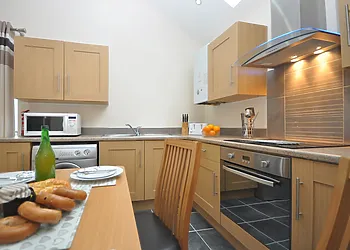 A well equipped kitchen