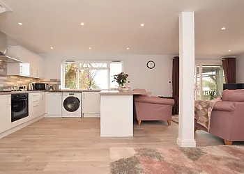 The beautiful open-plan lounge/kitchen/diner