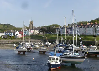 Relax and enjoy the views of Aberaeron harbour