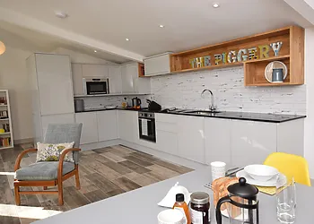Modern kitchen area