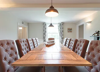 Grand dining room for a formal dinner with your guests
